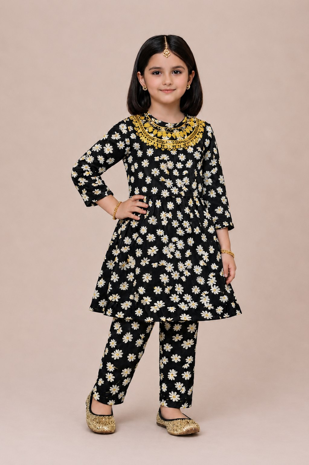 Premium Lawn Cotton Co-Ord Set for Girls