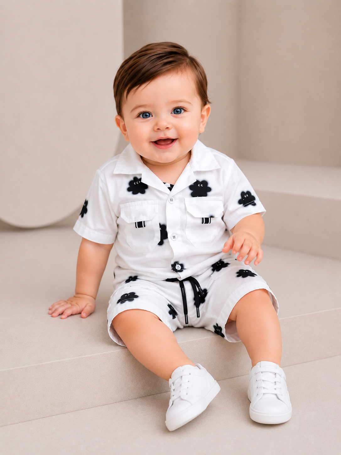 Cloud Bear Premium Baby Co-Ord Set