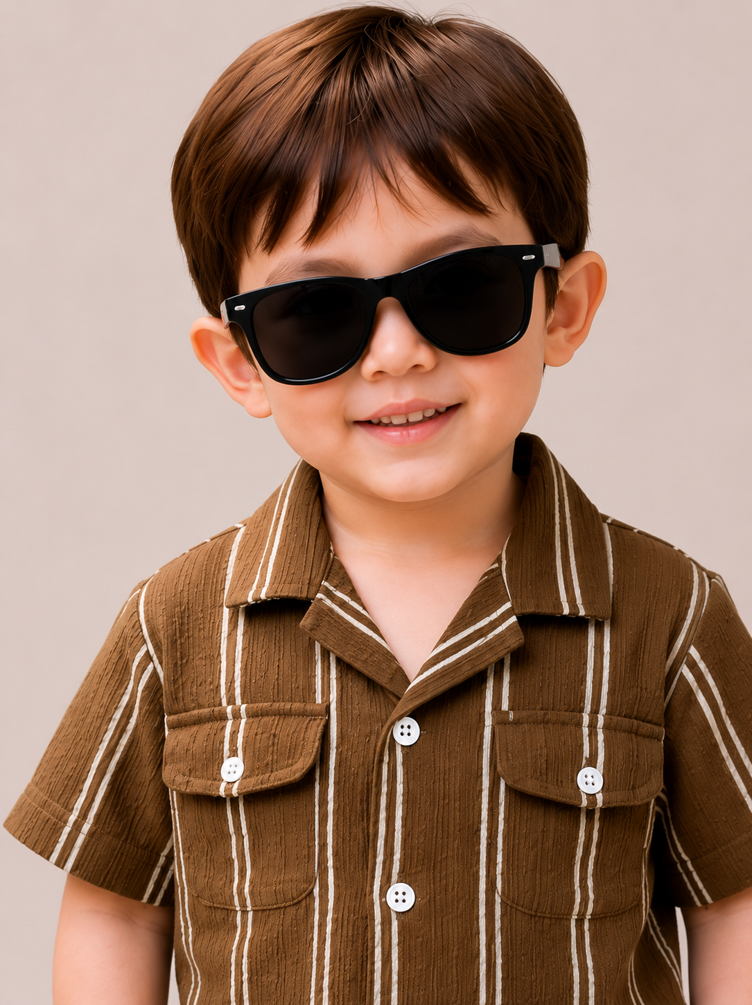 Urban Stripe Premium Turkish Co-Ord Set for Boys